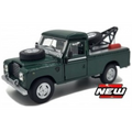 Cararam 1:43 Scale Land Rover Series III Pickup Tow Truck Green