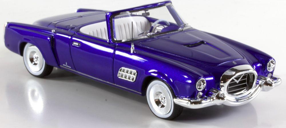 Brausi 1:43 Scale Cadillac Series 62 Pininfarina 1954 - Blue
