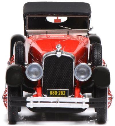 Esval 1:43 Scale Stutz Blackhawk Roadster 1928 Closed Red Black