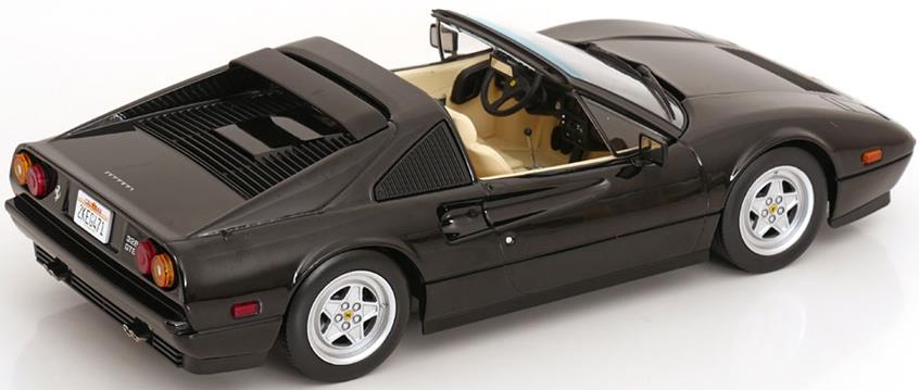 KK Scale 1:18th Scale Ferrari 328 GTS 1985 US Version Miami Vice Black
