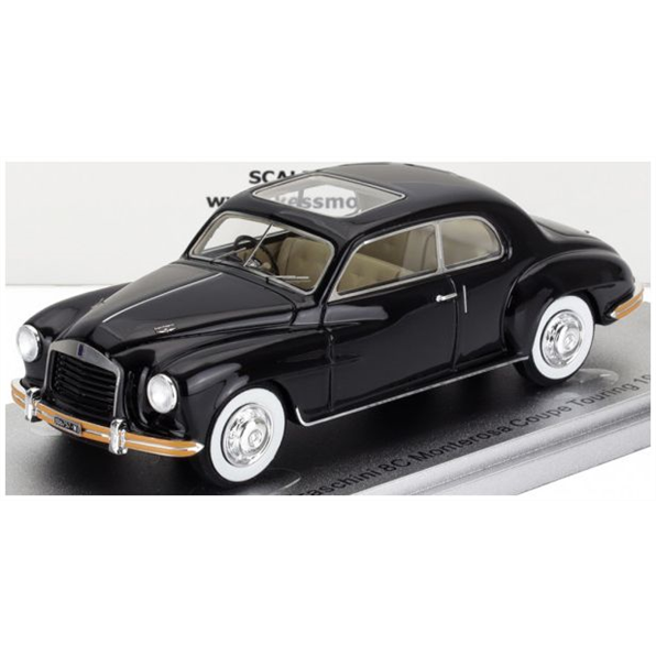 KESS 1:43rd Scale Isotta Fraschini 8C Monterosa Coupe Touring Open Roof 1947 Black