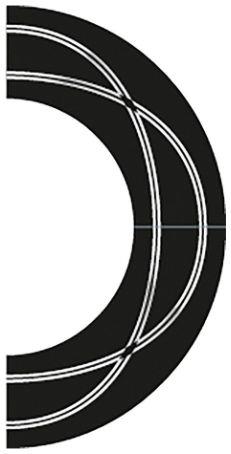 Scalextric  Scale  Racing Curves Track Accessory Pack