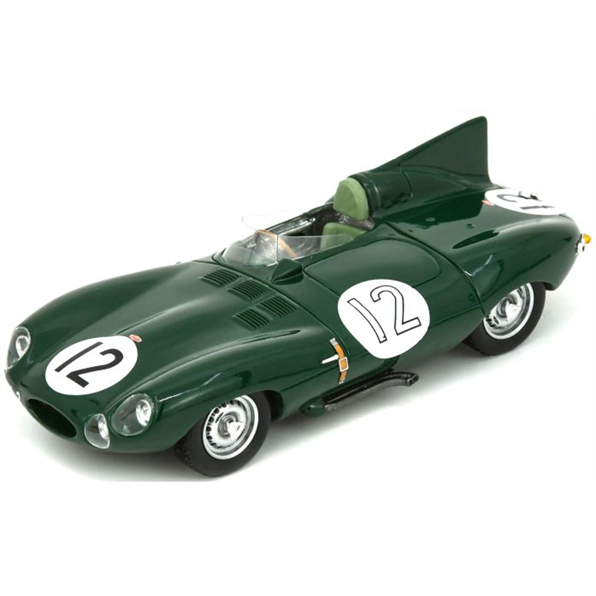Spark 1:43 Scale Jaguar D #12 Le Mans 24H 1954 S. Moss P. Walker