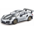Burago 1:43 Scale Porsche 911 Gt2 Rs `Street Fire silver