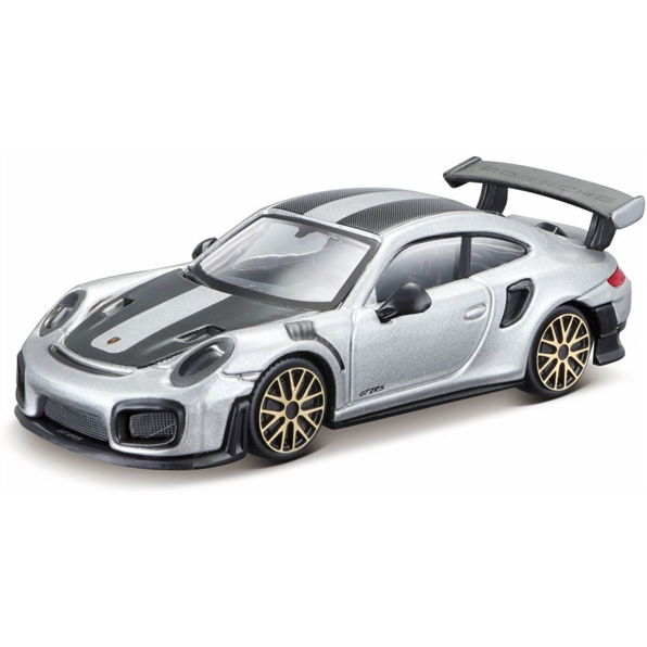 Burago 1:43 Scale Porsche 911 Gt2 Rs `Street Fire silver