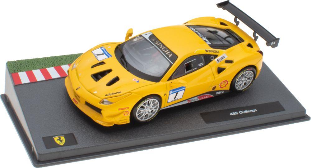 Atlas Editions 1:43 Scale Ferrari 488 Challenge Cased - Ferrari Racing Collection