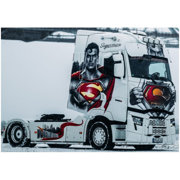 WSi 1:50 Scale Renault Trucks T High 4x2 Popp Fahrzeugbau Superman