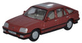 Oxford Diecast 1:76 Scale Vauxhall Cavalier - Carnelian Red