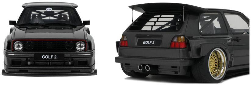 Otto Mobile Club 1:18th Scale VW Golf II GTI By Khyzyl Sallem Ascot Grey Metallic 2021