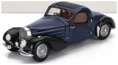 KESS 1:43rd Scale Bugatti 57C Atalante Coupe Blue/Black sn.57641 Toit Ouvrant Closed Roof 1938