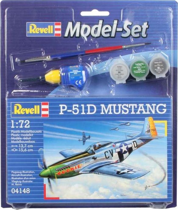 Revell 1:72 Scale P-51D Mustang 'Model Set'