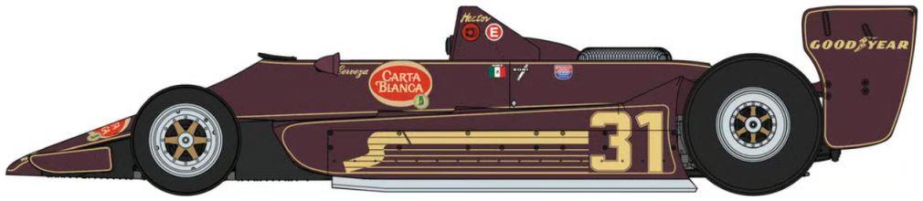 Hasegawa 1:24th Scale Lotus 79 Team Rebaque GB GP