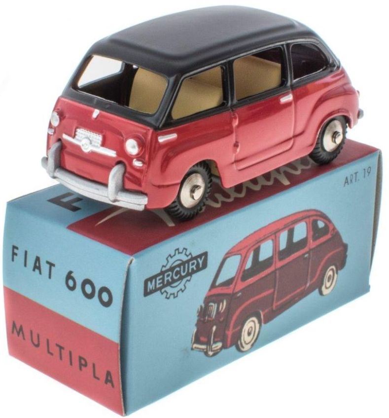 Atlas Editions 1:48 Scale Fiat 600 Multipla Bicolor Mercury Collection by Hachette