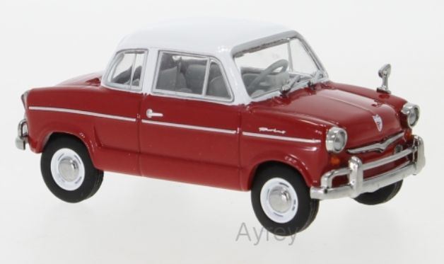IXO 1:43 Scale NSU Prinz 30E Red/White 1959