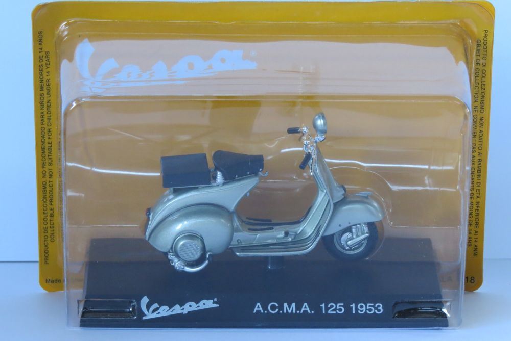 Atlas Editions 1:18 Scale A.C.M.A. 125 1953 Vespa Collection in 1:18