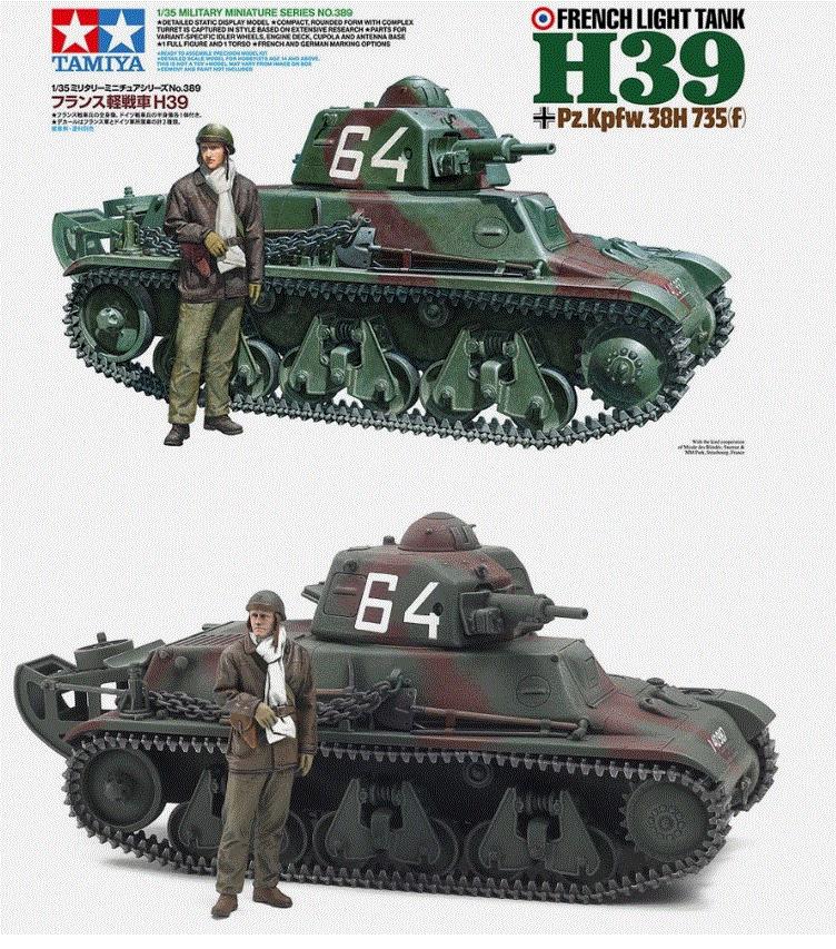 Tamiya 35389 1/35 Scale  French Light Tank H39 Model Kit