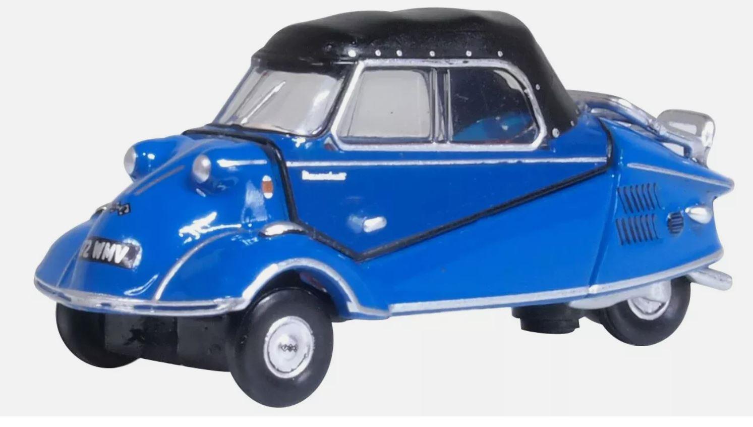 Oxford Diecast 76MBC006 1/76 Scale Messerschmitt KR200 Bubble Car Royal Blue