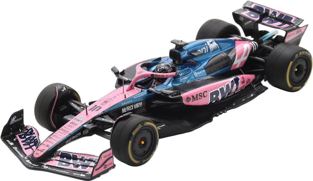 Spark 1:43rd Scale Alpine A525 #10 BWT F1 Team Abu Dhabi GP 2025 Pierre Gasly
