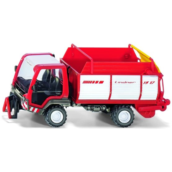 Siku 1:32 Scale Lindner Unitrac w/Forage Trailer