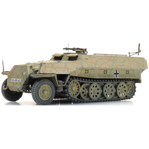Artitec 1:87 Scale Sdkfz 251/1 Ausf D (S)MG Tarnung (WM) Ready-Made, Painted