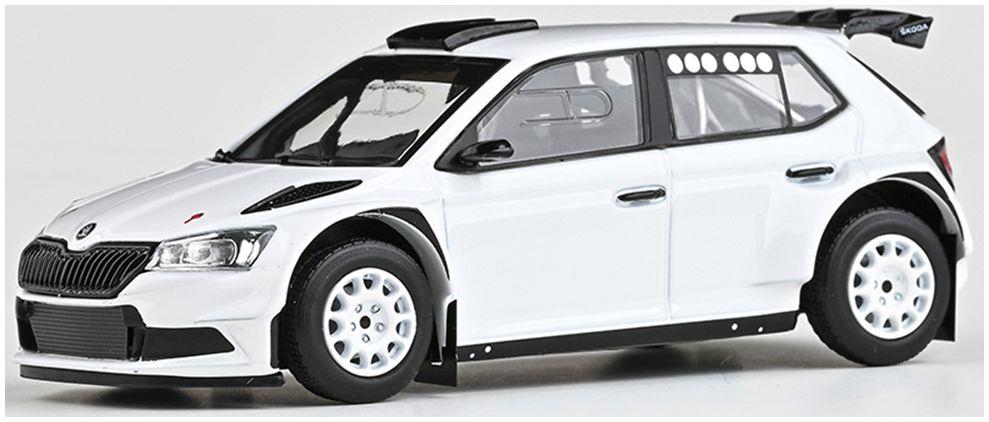 Abrex  1:43rd Scale Skoda Fabia III FL Rally2 Evo 2019 White