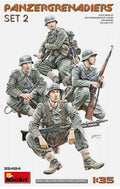 Miniart 35484 1/35 Scale WW2 German Panzergrenadiers Set 2 (4 Figures) Model Kit WEST WALL