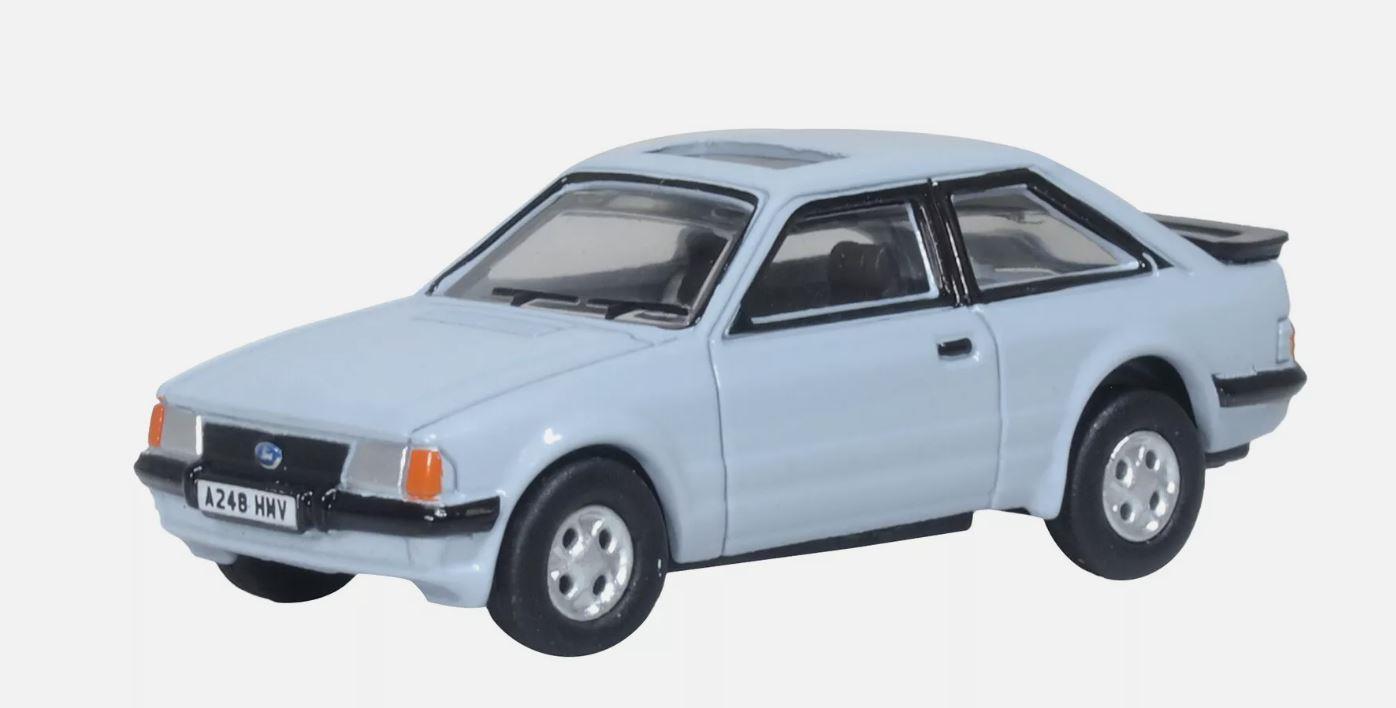 Oxford Diecast Ford Escort XR3i Nimbus Grey OD76XR008 1/76 Scale OO Gauge