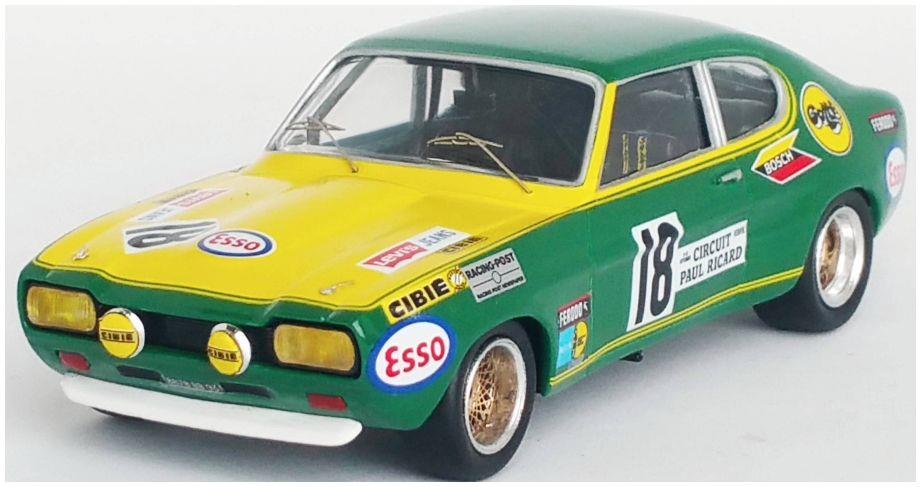 Trofeu 1:43 Scale Ford Capri RS 2600 2 x 6H Paul Ricard 1971 Jean Claude Guerie/Jean Pierre Rouget