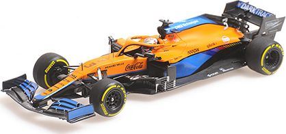 Minichamps 1:43 Scale McLaren F1 MCL35M D.Ricciardo Bahrain GP 2021