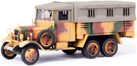 Esval 1:43 Scale Mercedes Benz G3A Sd. Kfz. 70 Wehrmacht Truck Closed Cab/Closed Canvas Khaki/Camo