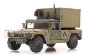 Artitec 1:87 Scale Humvee Desert Shelter (US) ready 1:87