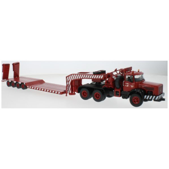 IXO 1:43 Scale Berliet TB 015 M3 6x4 Red 1960