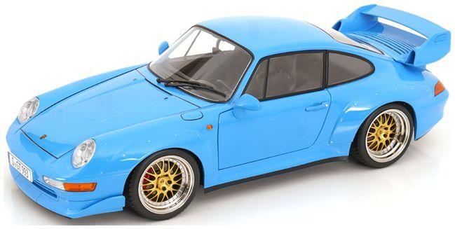KK Scale 1:12th Scale Porsche 911 (993) GT2 BBS Rims 1996 Riviera Blue