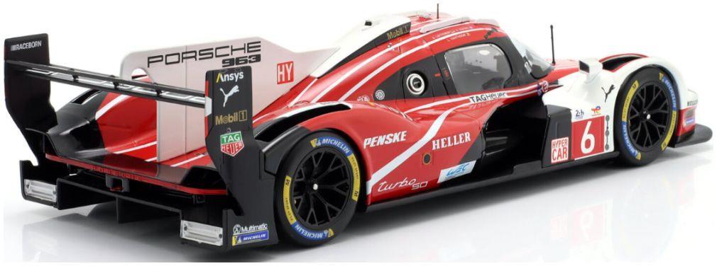 IXO  1:18th Scale Porsche 963 #6 4th 24h Le Mans 2024 Penske Motorsport Estre/Lotterer/Vanthoor