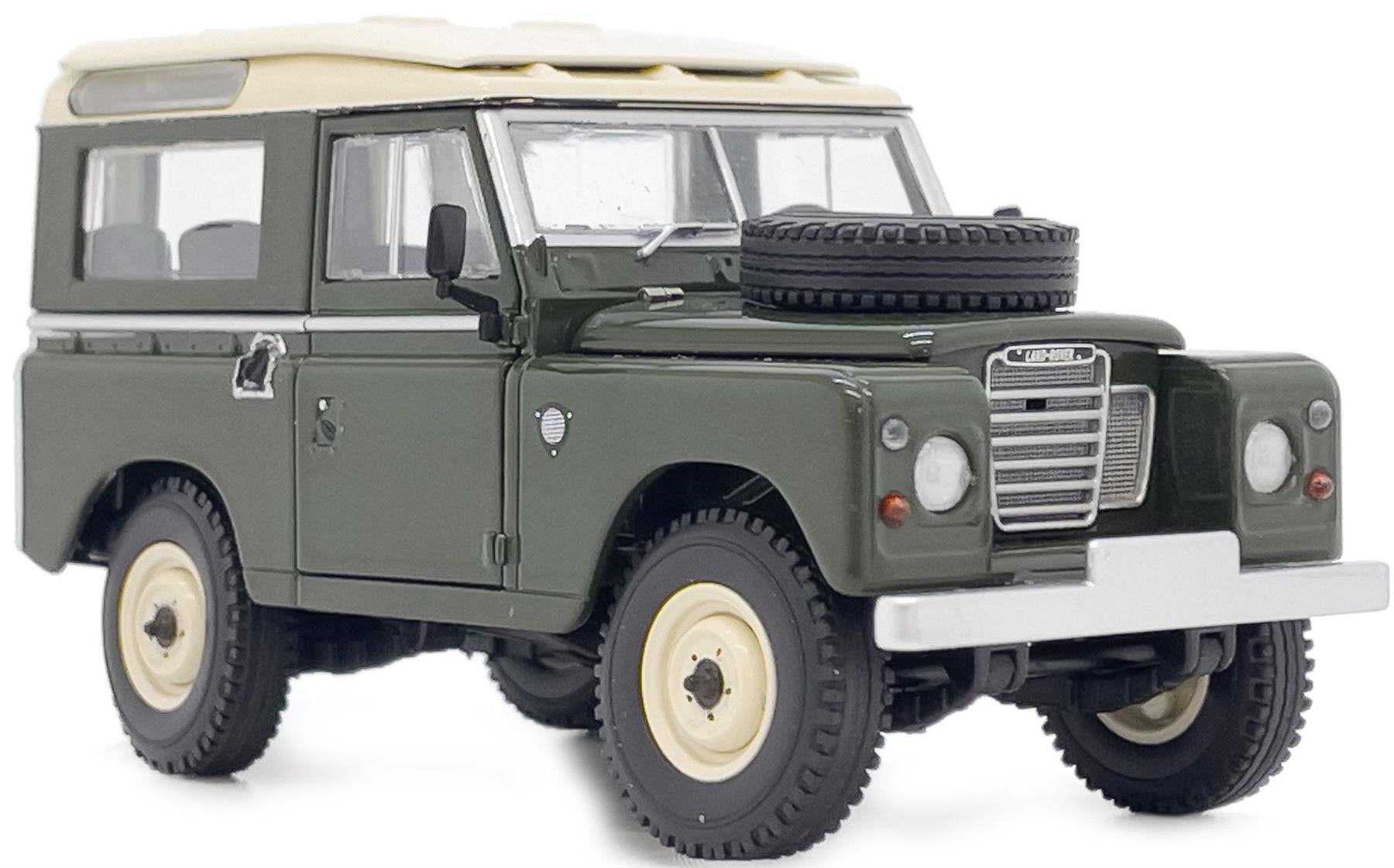 Marge Farm Models 1:32nd Scale Land Rover Series 3 88 Safari Roof Deep Bronze Green