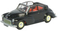Oxford Diecast 1:76 Scale Morris Minor Soft Top Open - Black