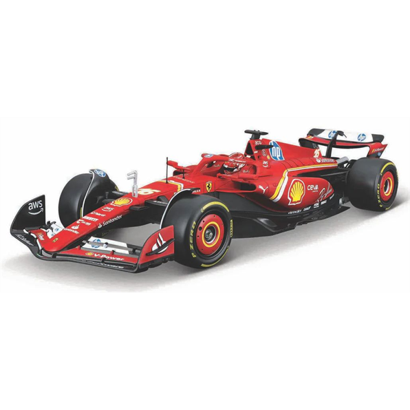 Burago 1:24 Scale Ferrari F1 SF-24 Model Kit - Leclerc 2024