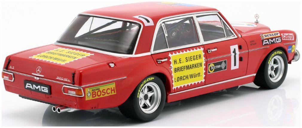 IXO/Werk83  1:18th Scale Mercedes Benz 300 SEL 6.8 #1
24h Nurburgring 1972 Heyer/Betzler