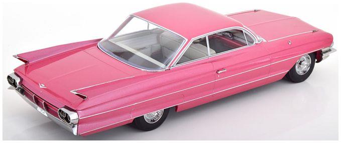 Kk Scale 1:18 Scale Cadillac Series 62 Coupe DeVille 1961 Pink Metallic
