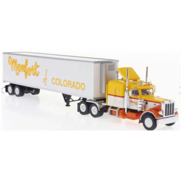 Brekina  1:87th Scale Peterbilt 359 1973 Monfort