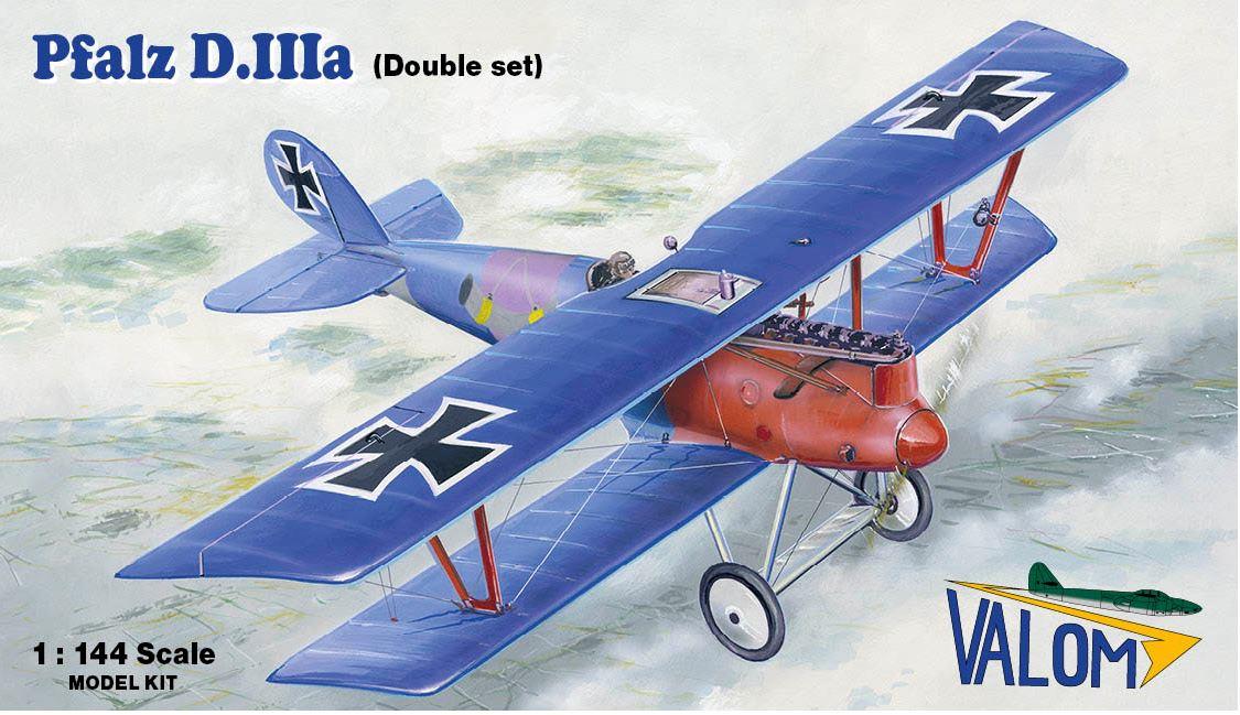 Valom 1/144 Scale PFAIZ D III DOUBLE SET VLM14423