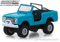 Greenlight 1:64 Scale Ford Bronco Doors Removed All Terrain Seri es 8 teal 1967