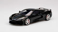Truescale TSM 1:18 Scale Chevrolet Corvette Stingray 2020 Black with Midnight Grey Stripe