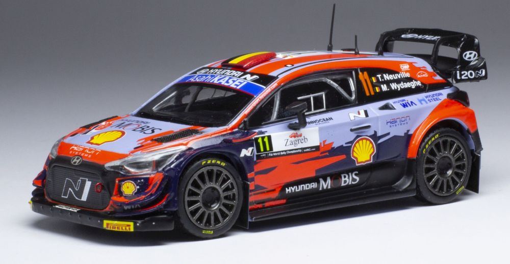 IXO 1:43 Scale Hyundai i20 Coupe WRC #11 WRC Rally Croatia 2021 T.Neuville/M.Wydaeghe