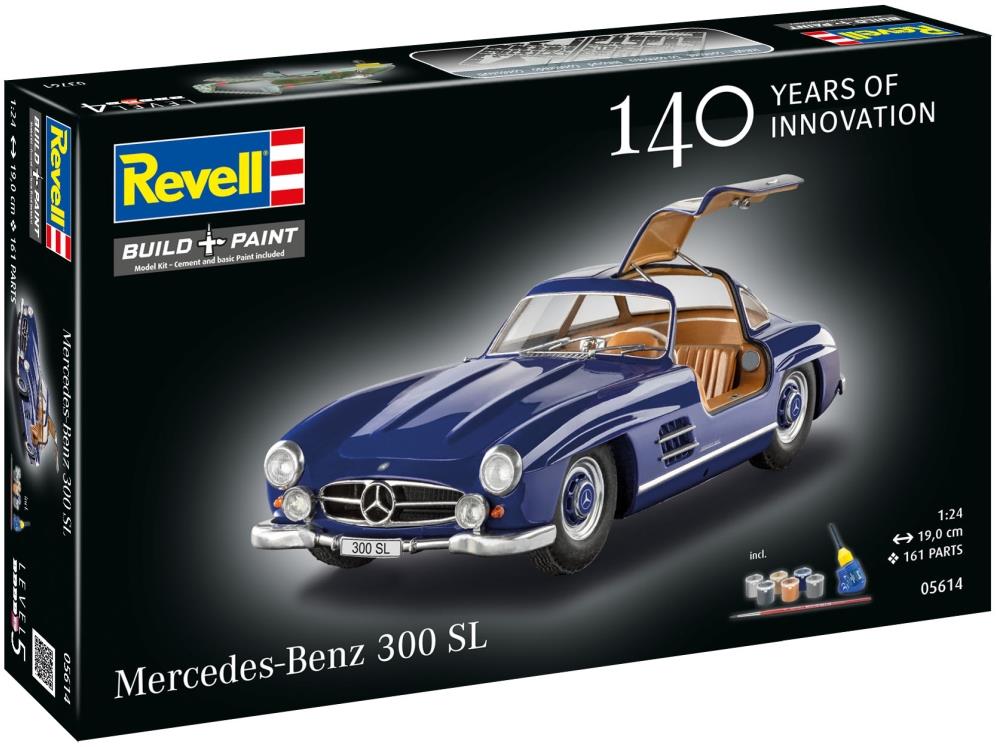 Revell  1:24th Scale Gift Set Mercedes-Benz 300 SL '100 Years Mercedes Benz'