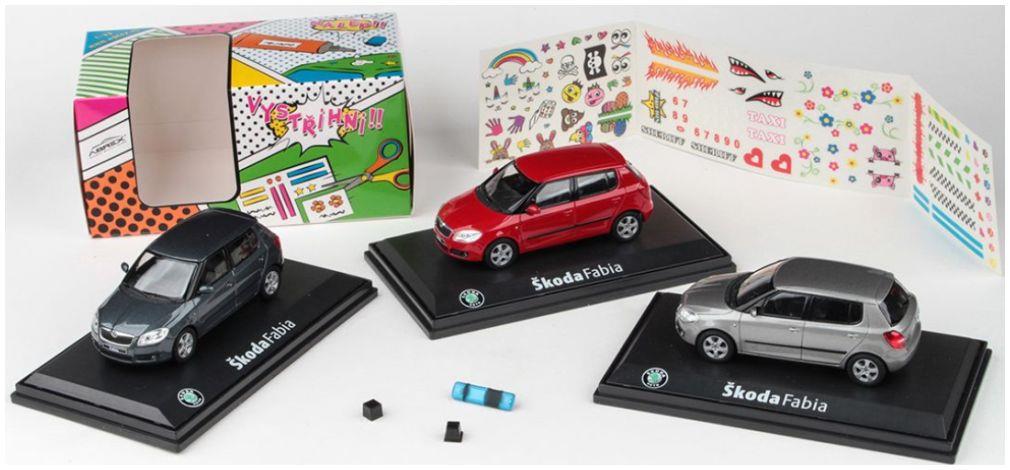 Abrex  1:43rd Scale Skoda Fabia 'Little Designer' w/Decals