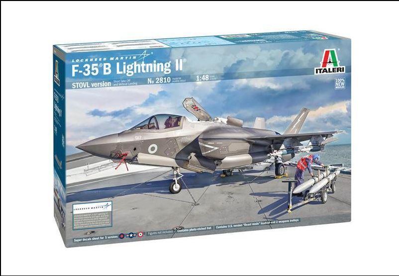 Italeri 2810 1/48 Scale F-35B Lightning II HMS Queen Elizabeth UK Lightning Force