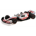 Minichamps 1:18 Scale Haas F1 Team VF-22 Kevin Magnussen Pole Position Brasilian GP 2022