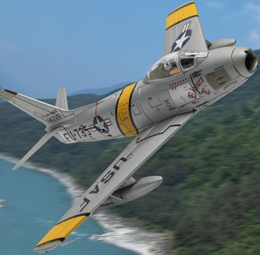 Corgi  1:72nd Scale North American F-86E Sabre Eleanor 'E' Christine William T 'Bill' Whisner Jr 19