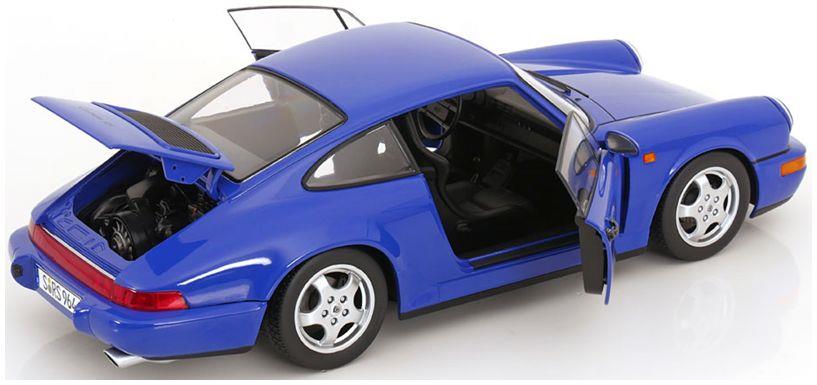 KK Scale 1:12th Scale Porsche 911 (964) RS 1992 w/Cup Rims Blue